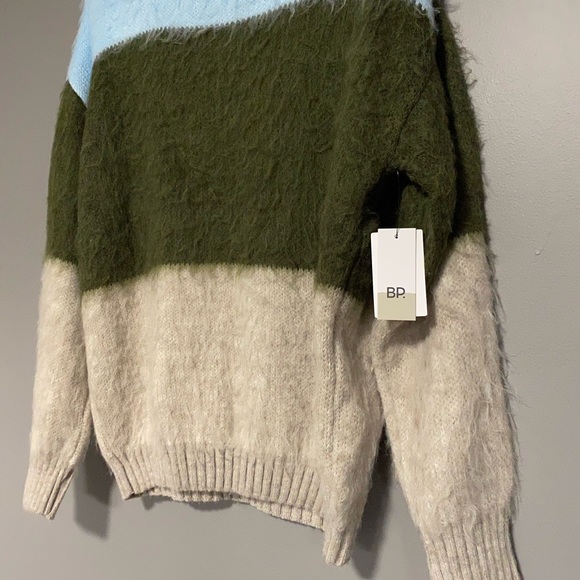 BP. Oversize Brushed Striped Pullover - Picture 5 of 6